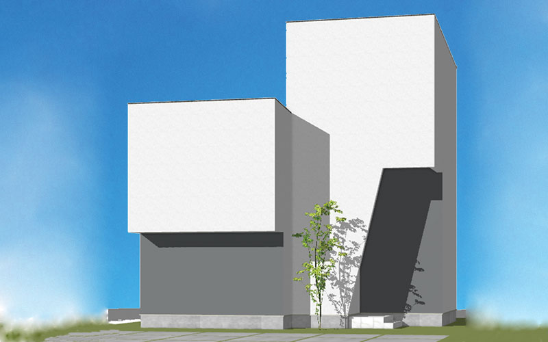 静岡市中庭のある家